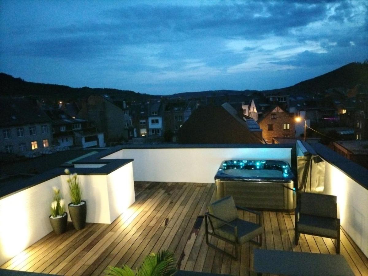 Appartement avec RoofTop au centre de Malmedy Extérieur photo
